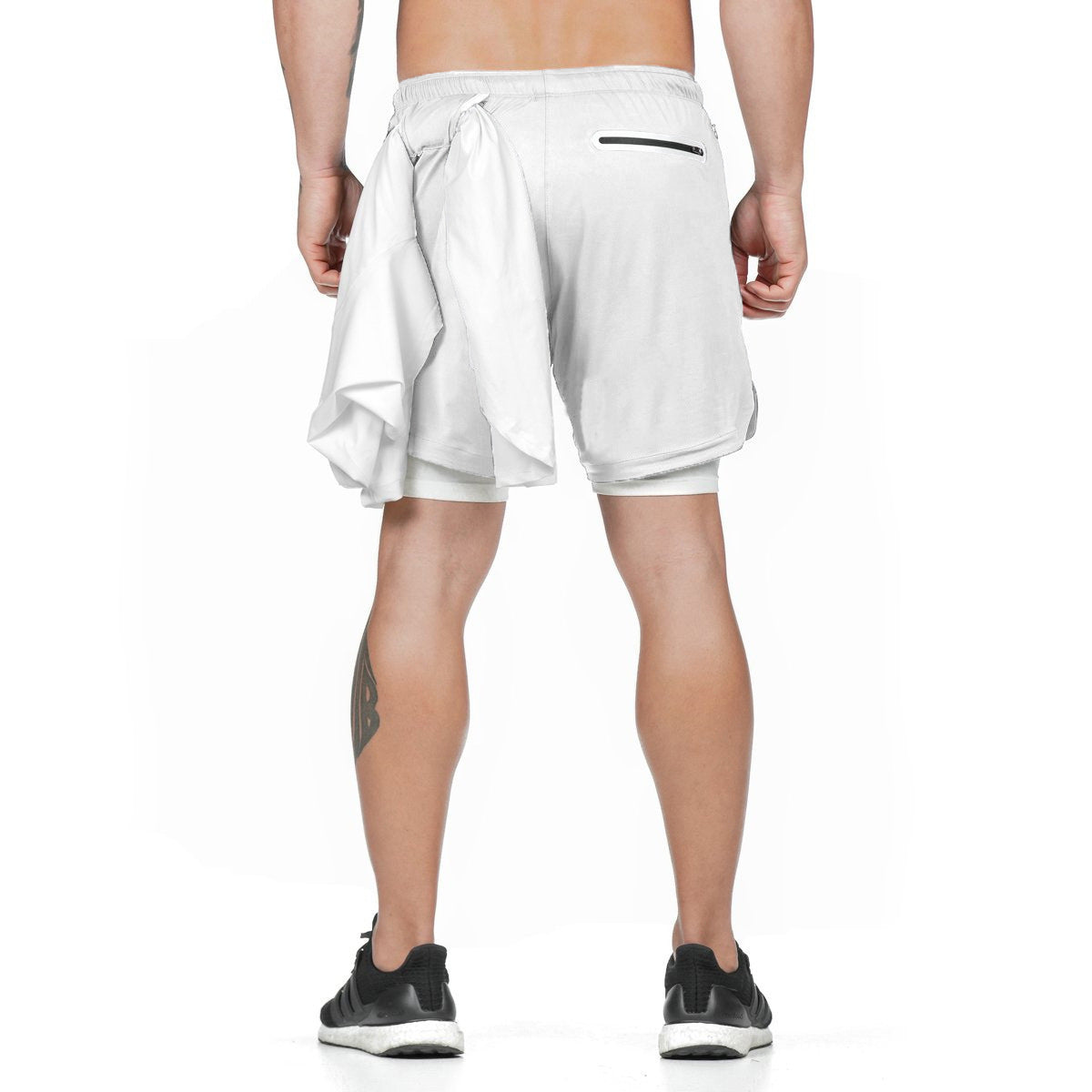 Running Shorts Men 2 In 1 Quick Dry Fitness Jogging Shorts