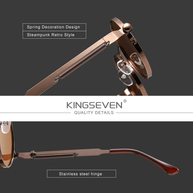 Gothic Steampunk Polarized Sunglasses