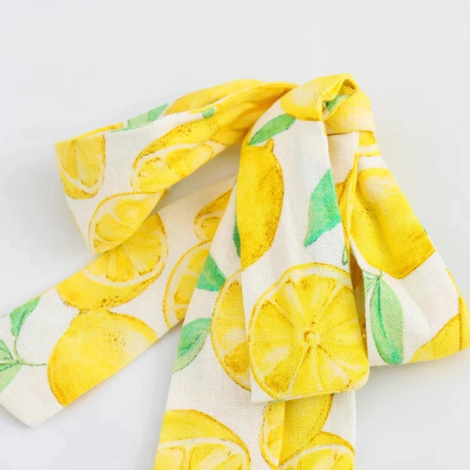 Chic Fruit Printed Bow Mini Dress