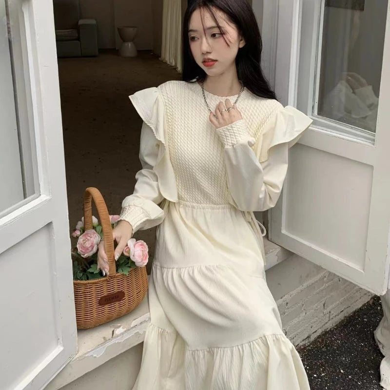 Flounced Edge Women Dresses