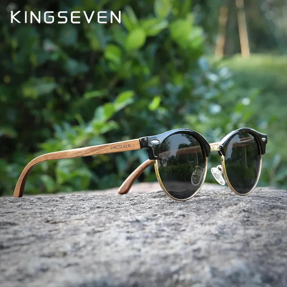 Handmade Black Walnut Wood Sunglasses