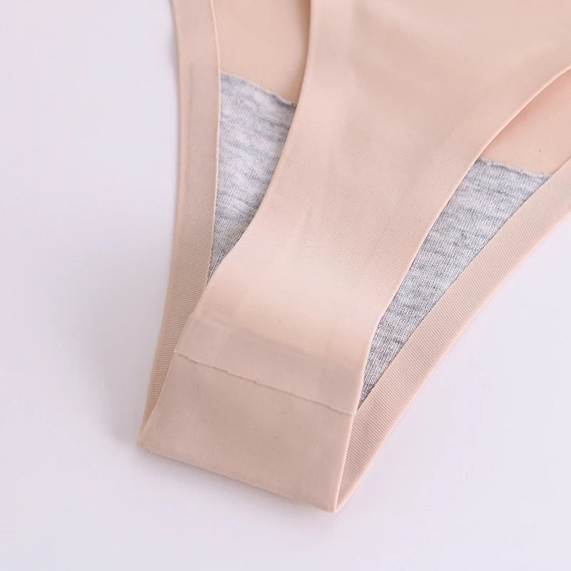 10 Pcs Seamless Silk Satin Thongs – Sexy Women’s Underwear & G-Strings