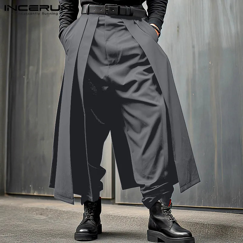 INCERUN Men’s Irregular Pants