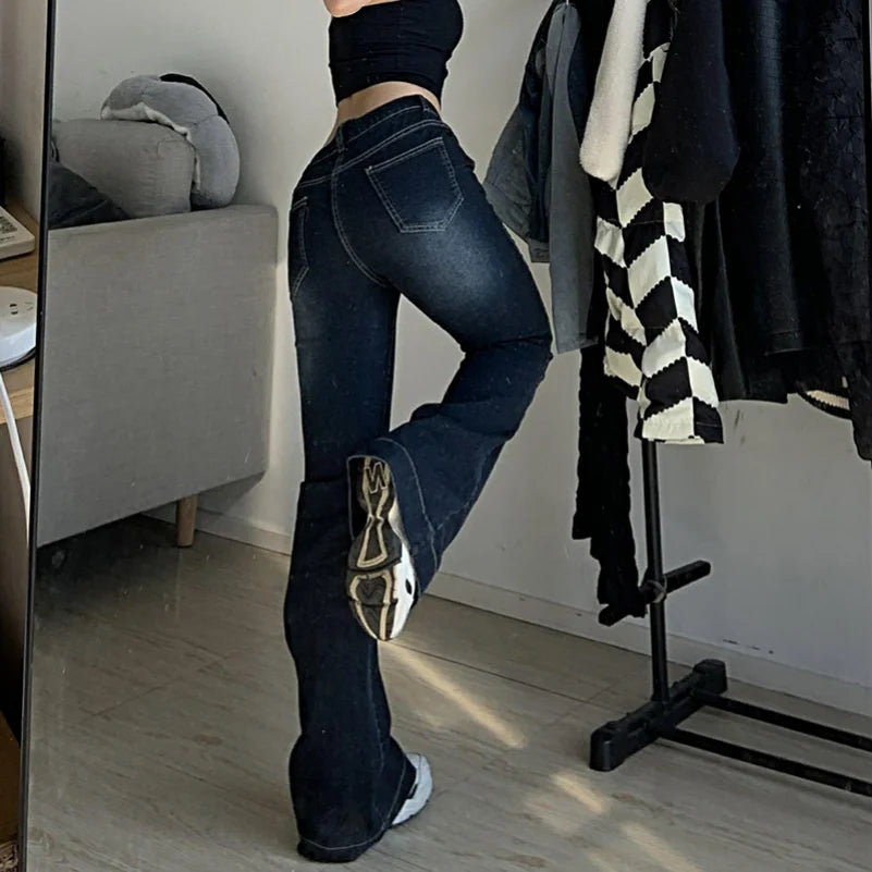 Vintage Aesthetic Flare Jeans