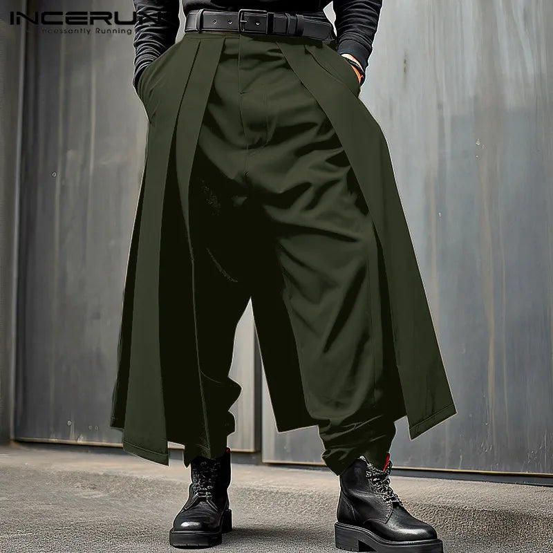 INCERUN Men’s Irregular Pants