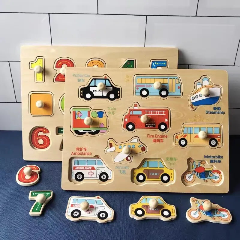Children’s Wooden Montessori Puzzle