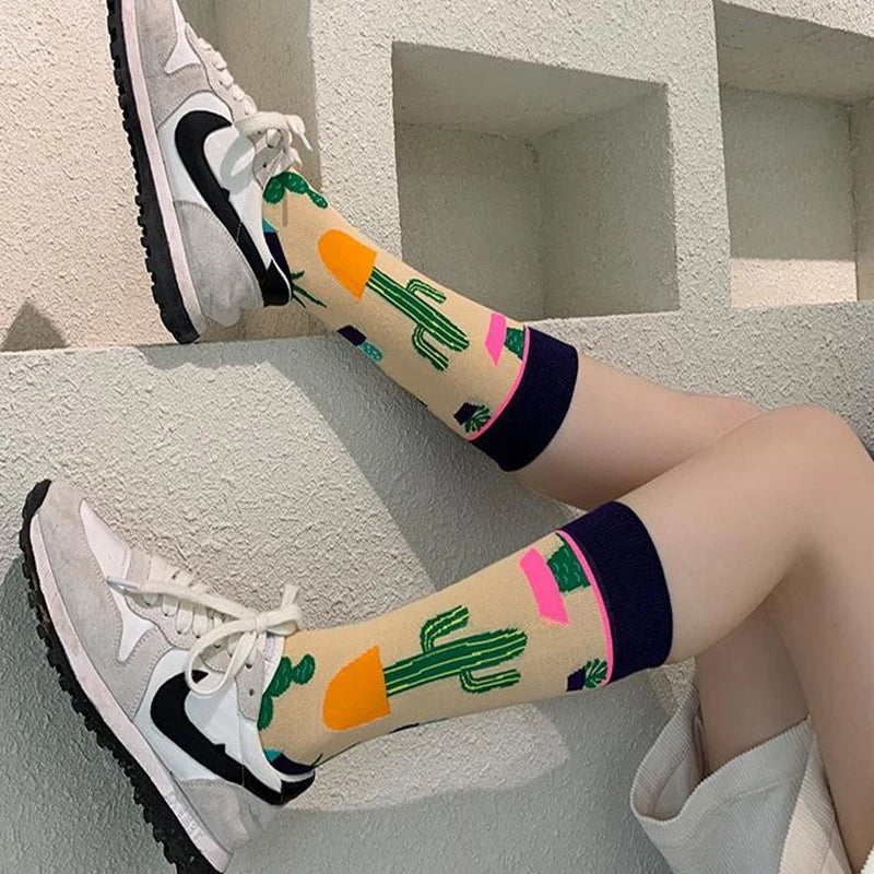Colorful Spring Autumn Stockings for Women