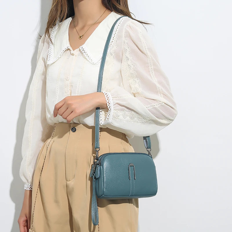 Genuine Leather Luxury Women&
