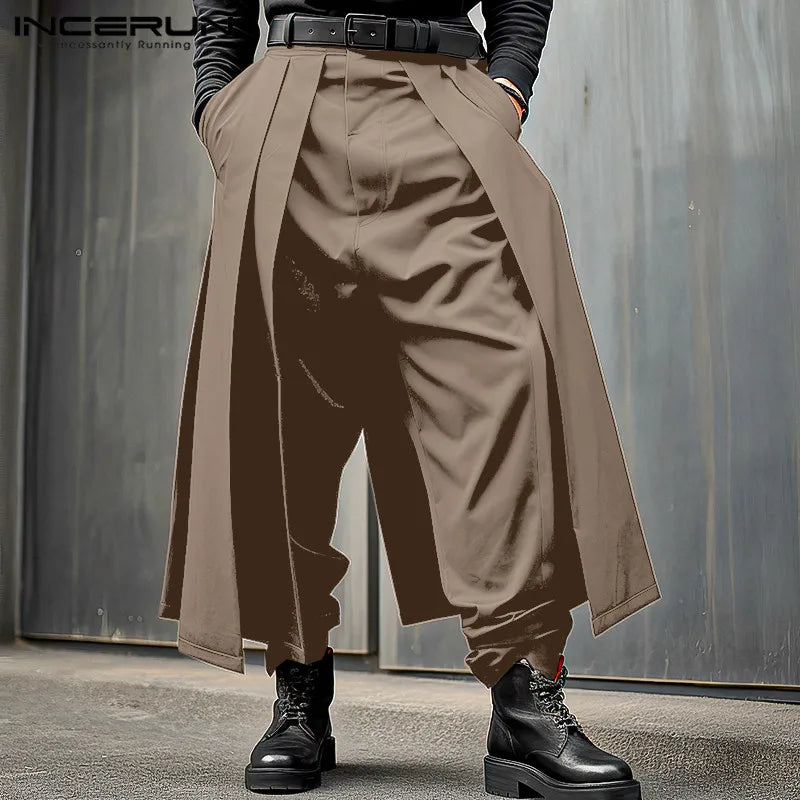 INCERUN Men’s Irregular Pants