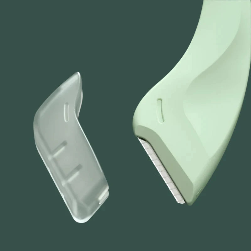 Precision Eyebrow Trimming & Shaping Set - 2Pc Razor and Comb