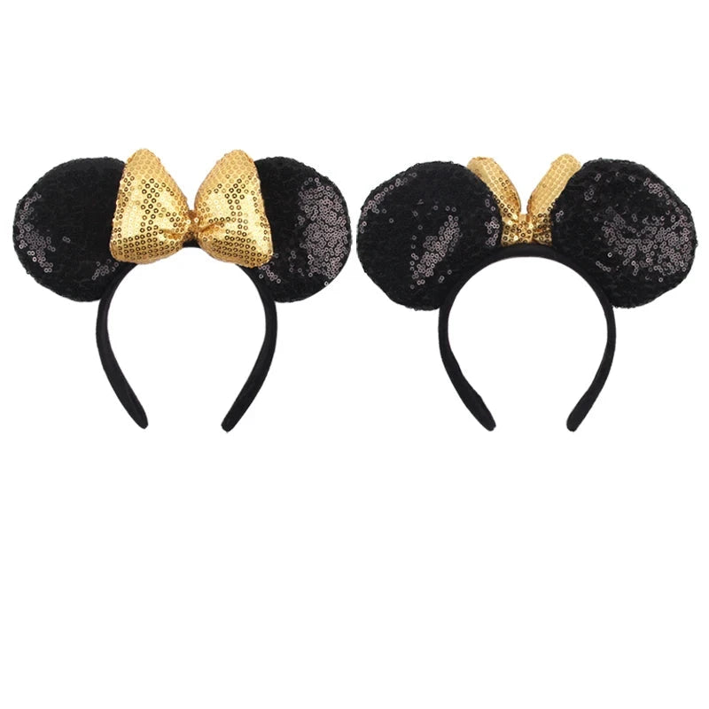Big DOT Bow Minnie Mouse Ears Headband