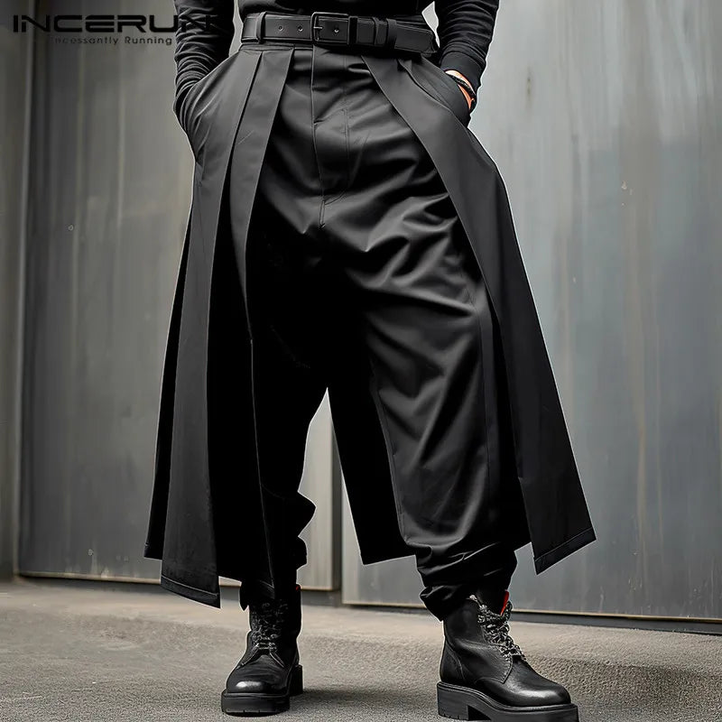 INCERUN Men’s Irregular Pants