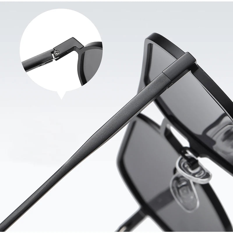 Luxury Metal Photochromic Sunglasses for Men & Women