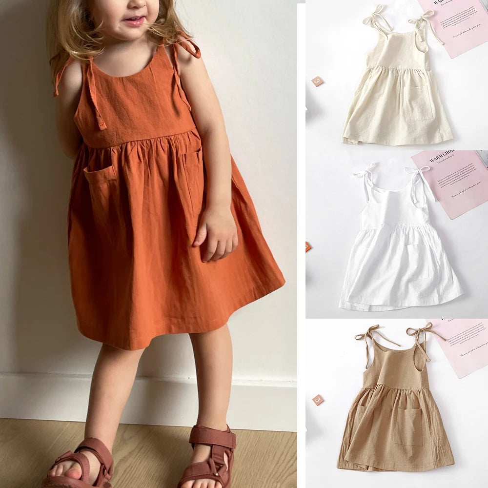 Children Girls Summer Casual Dress
