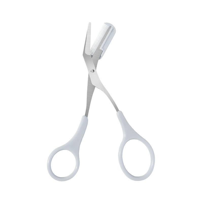 Precision Trimming Scissors – Portable Grooming for Brows &amp; Lashes