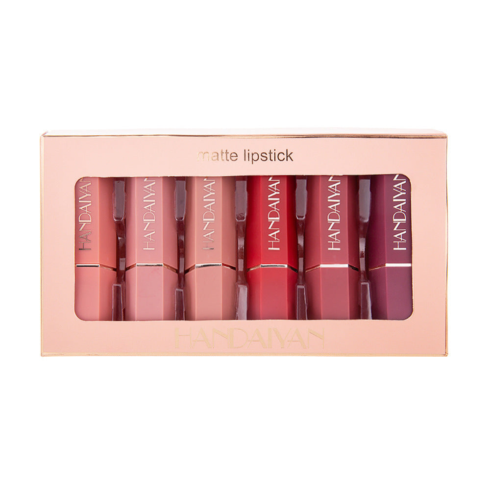 Matte Lipstick Gift Box Set – Non-Stick Cup, Long-Lasting Formula