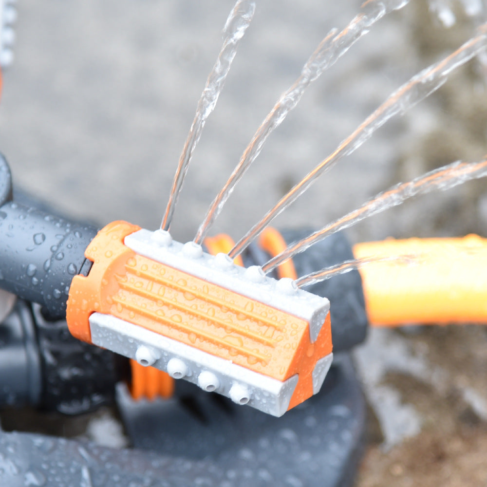 Adjustable 360 Degree 3-Arm Rotating Sprinkler