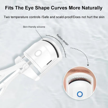 Rechargeable Electric Heated Eyelash Curler – Long-Lasting Curls