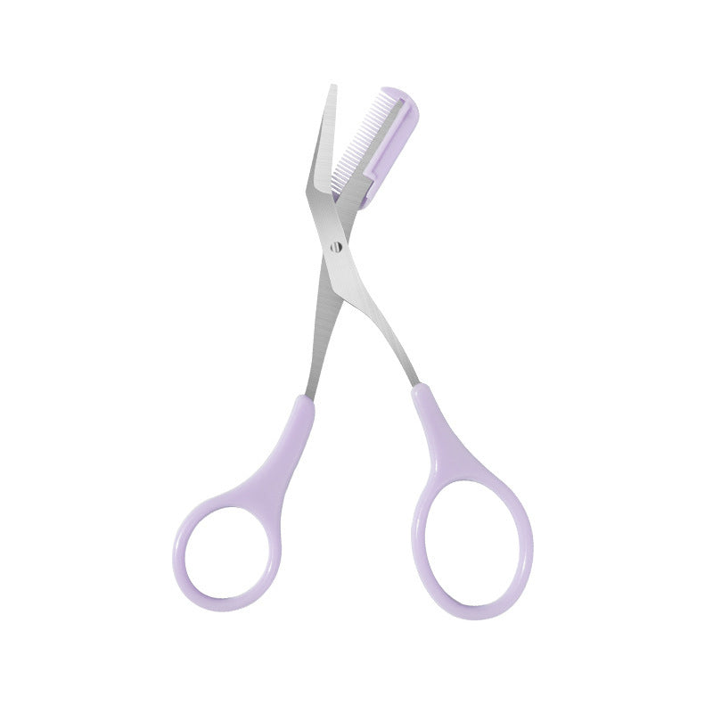 Precision Trimming Scissors – Portable Grooming for Brows &amp; Lashes