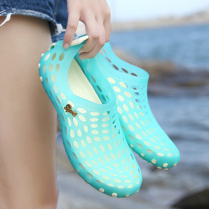 Jelly hole shoes beach leisure wading sandals