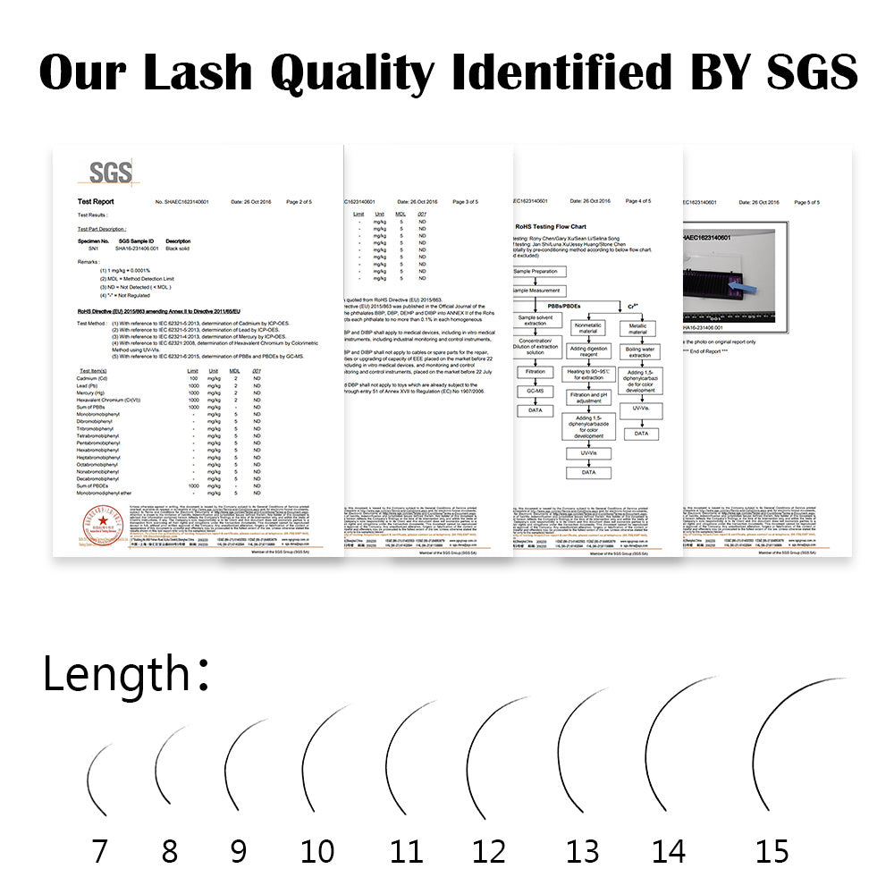 Professional Grafted Eyelashes – 0.07mm Thick, Ultra-Soft Lash Extensions