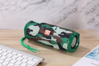 Fabric Portable Creative Wireless Bluetooth Speaker with Card Holder