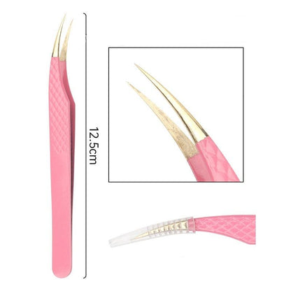 Grafting False Eyelashes Tool Fish Pattern Tweezers