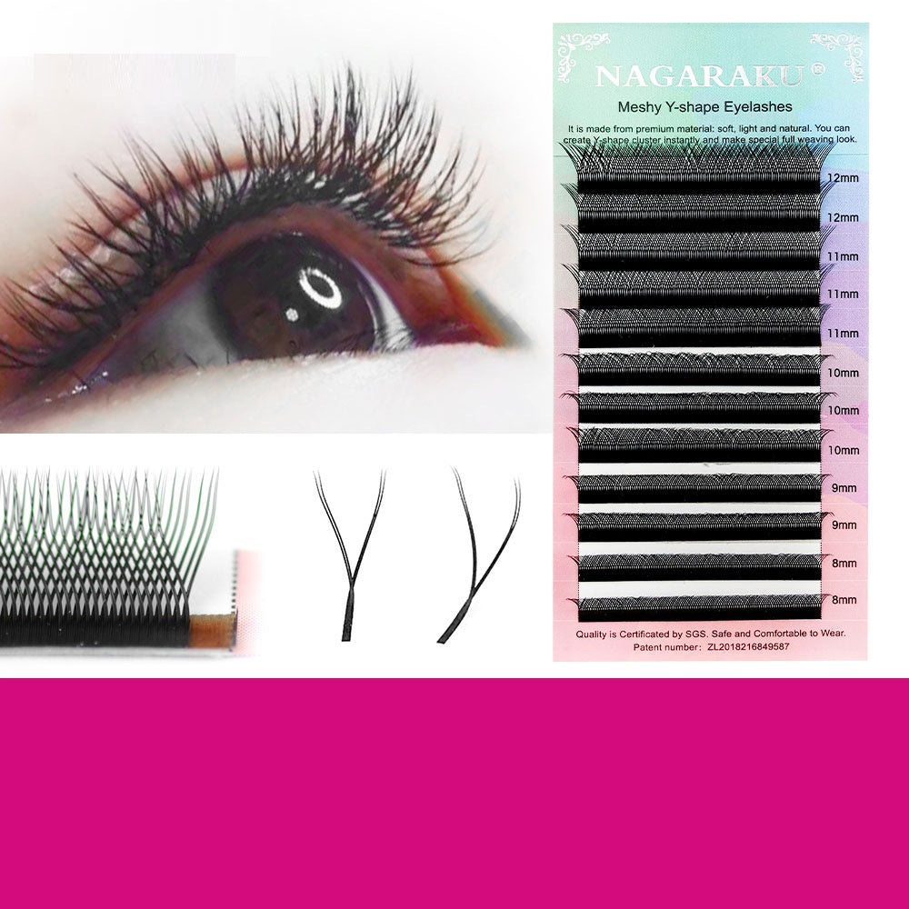 Thick Natural Mesh Woven Artificial Eyelashes