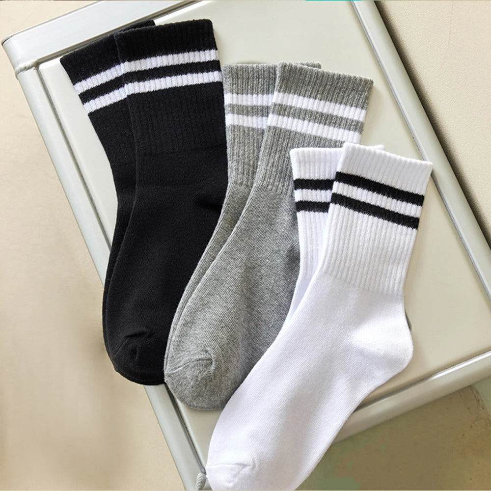 Mid-Tube Socks Autumn Winter Sport Sweat Absorbent