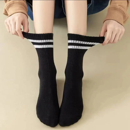 Mid-Tube Socks Autumn Winter Sport Sweat Absorbent