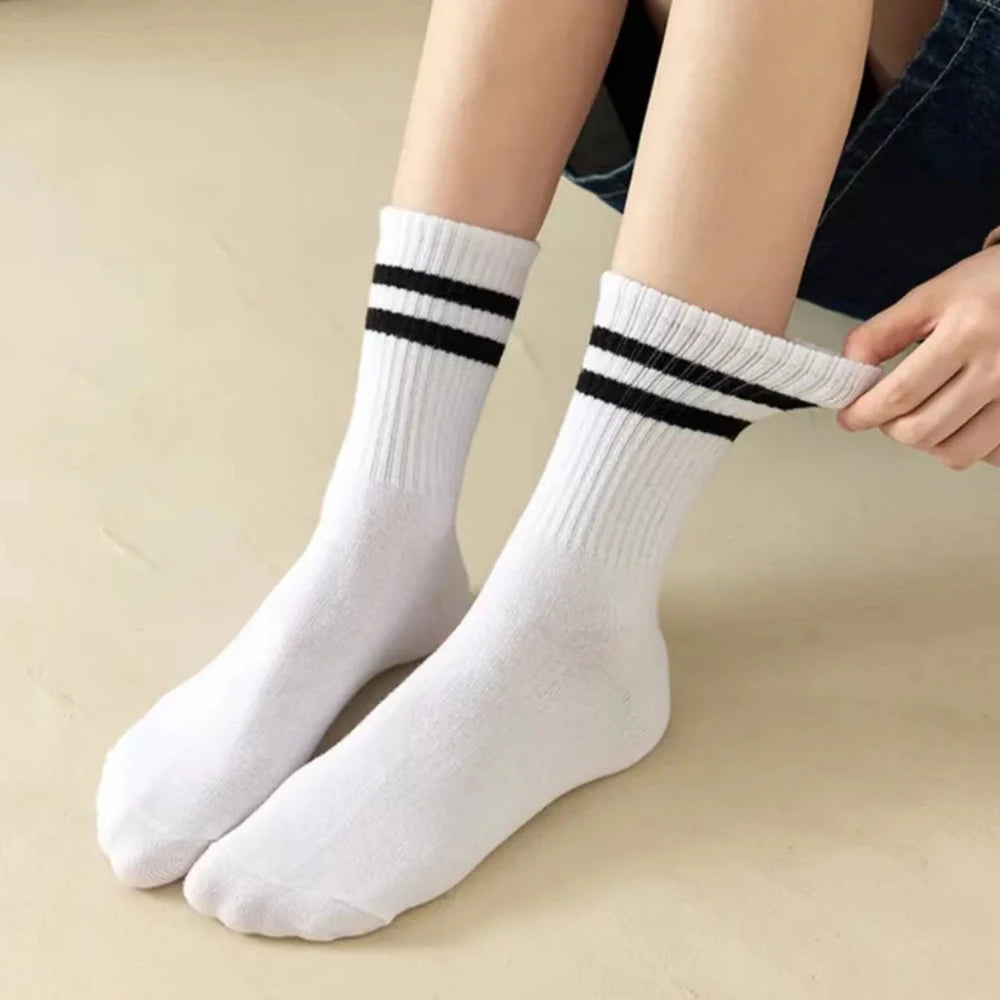 Mid-Tube Socks Autumn Winter Sport Sweat Absorbent