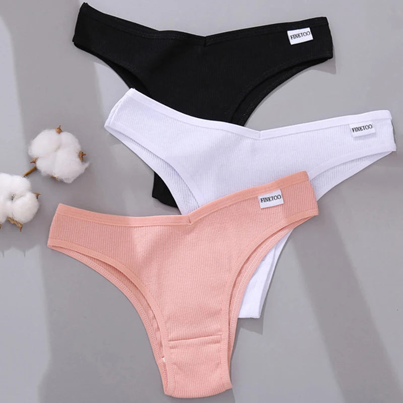 FINETOO Cotton Panties 4-Pack