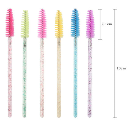 50PCS Crystal Eyelash Mascara Wands