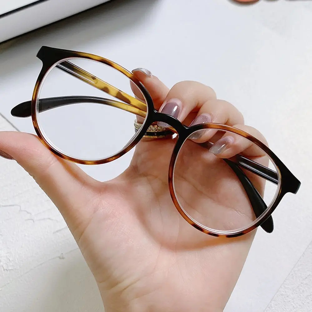 Vintage Leopard Myopia Glasses for Women