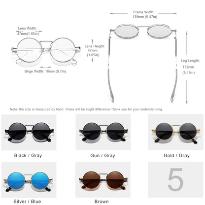 Gothic Steampunk Polarized Sunglasses
