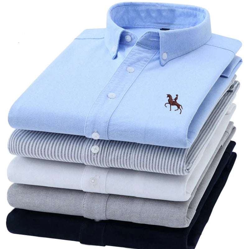 Cotton Oxford Shirt for Men