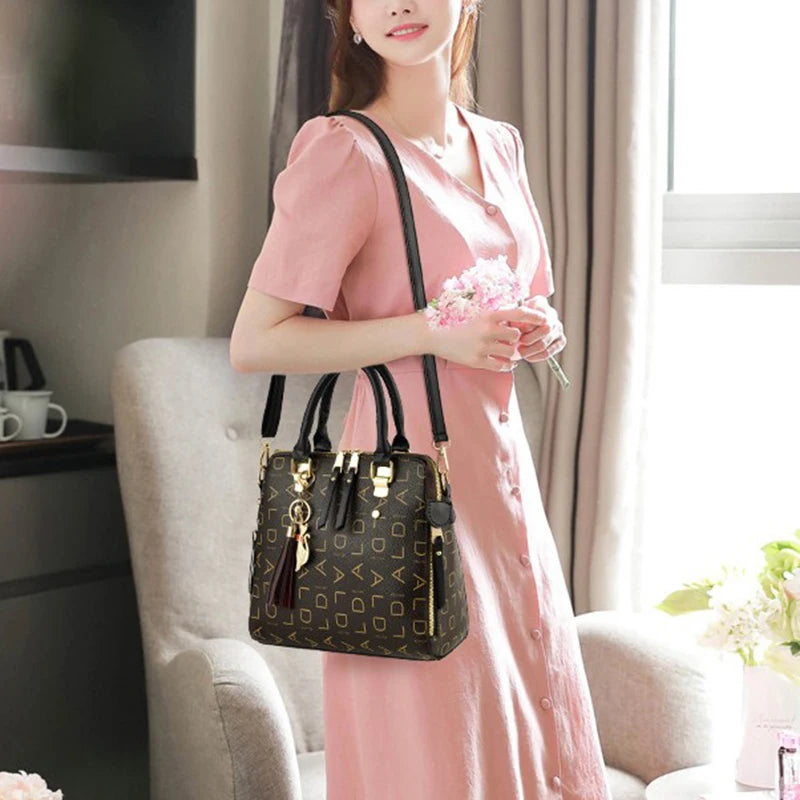 Fashion English Letter Handbag