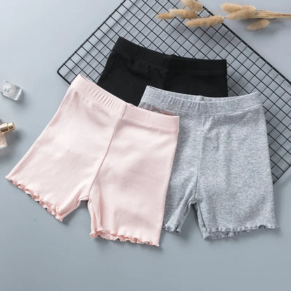 100% Cotton Girls Safety Shorts