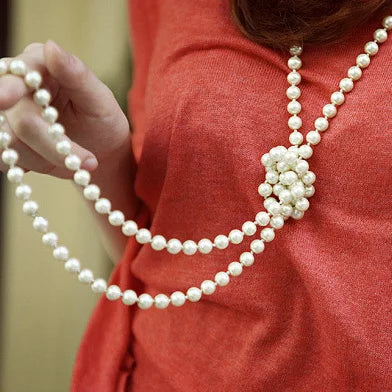 Fashion Long Pearl Necklace for Women