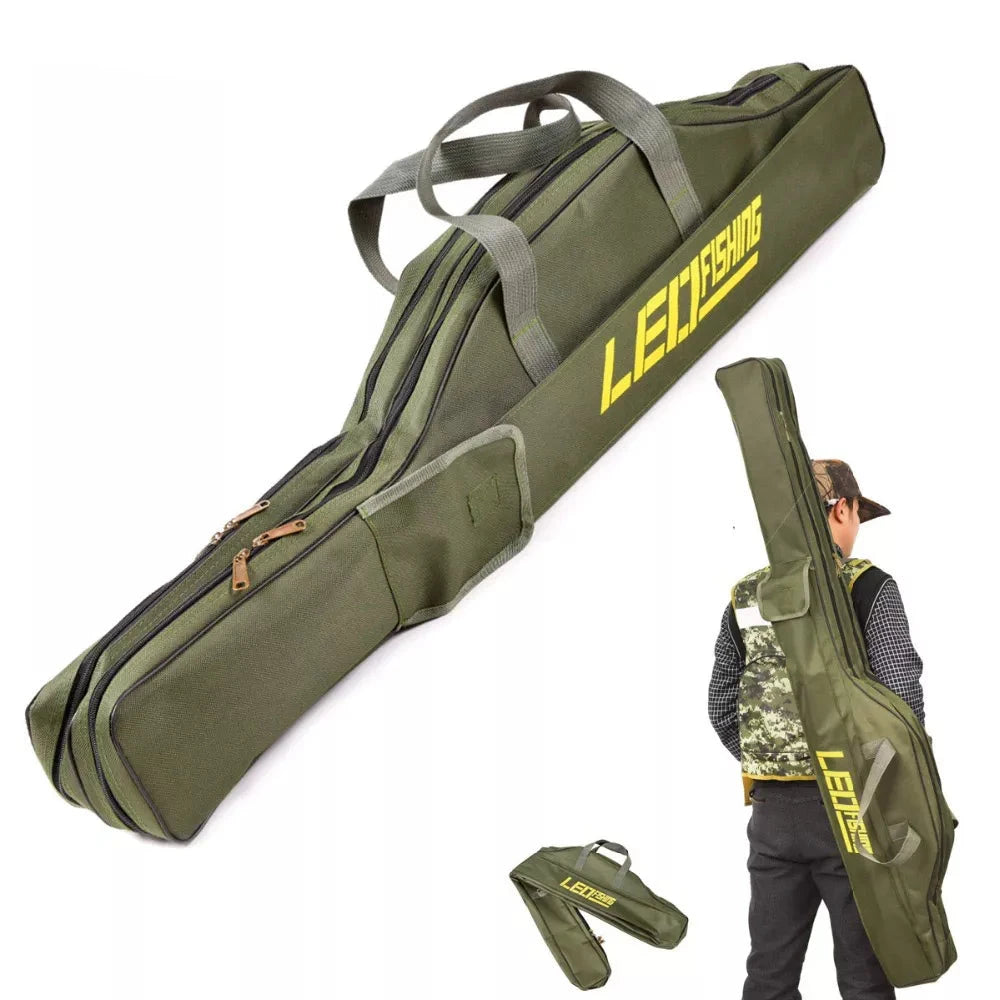 Portable Foldable Fishing Rod Carrier Bag