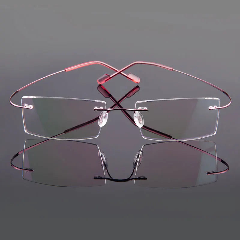 Gmei Optical Fashion Rimless Glasses Frame