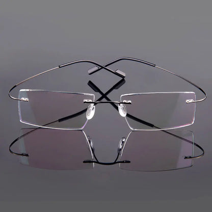 Gmei Optical Fashion Rimless Glasses Frame