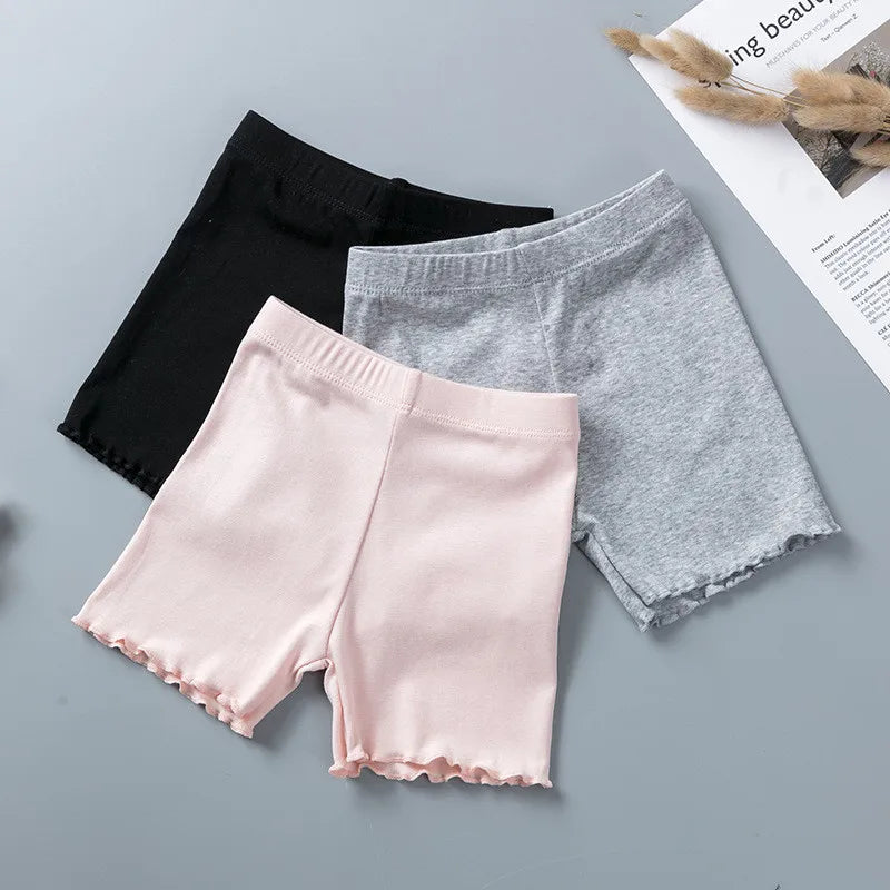 100% Cotton Girls Safety Shorts