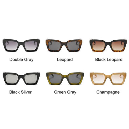 New Fashion Woman Luxury Brand Square Sunglasses