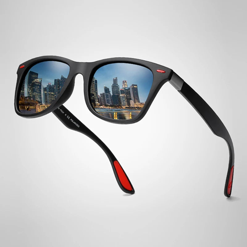 Classic Square Polarized Sunglasses for Men