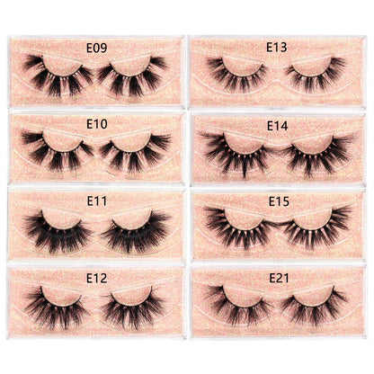 3D Mink Lashes - Fluffy Soft Full False Eyelashes