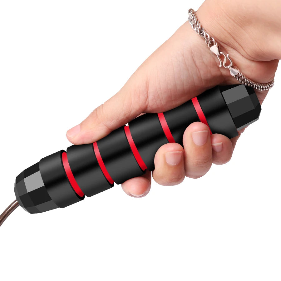 High-Performance Adjustable Jump Rope – Steel Wire Skipping Rope for Workouts