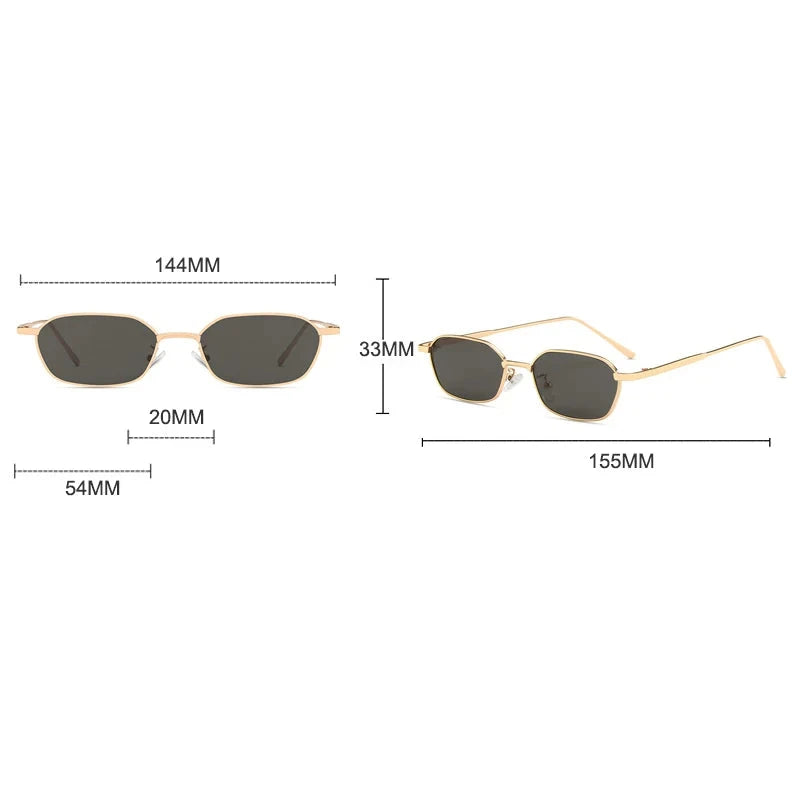 OEC CPO Small Square Sunglasses