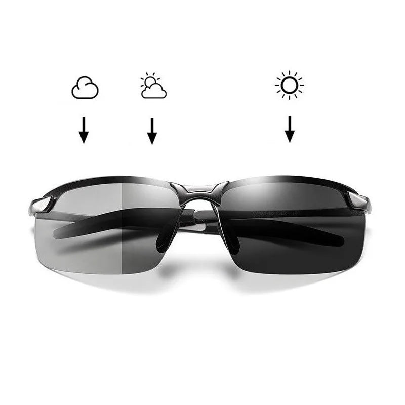 Photochromic Polarized Sunglasses for Men