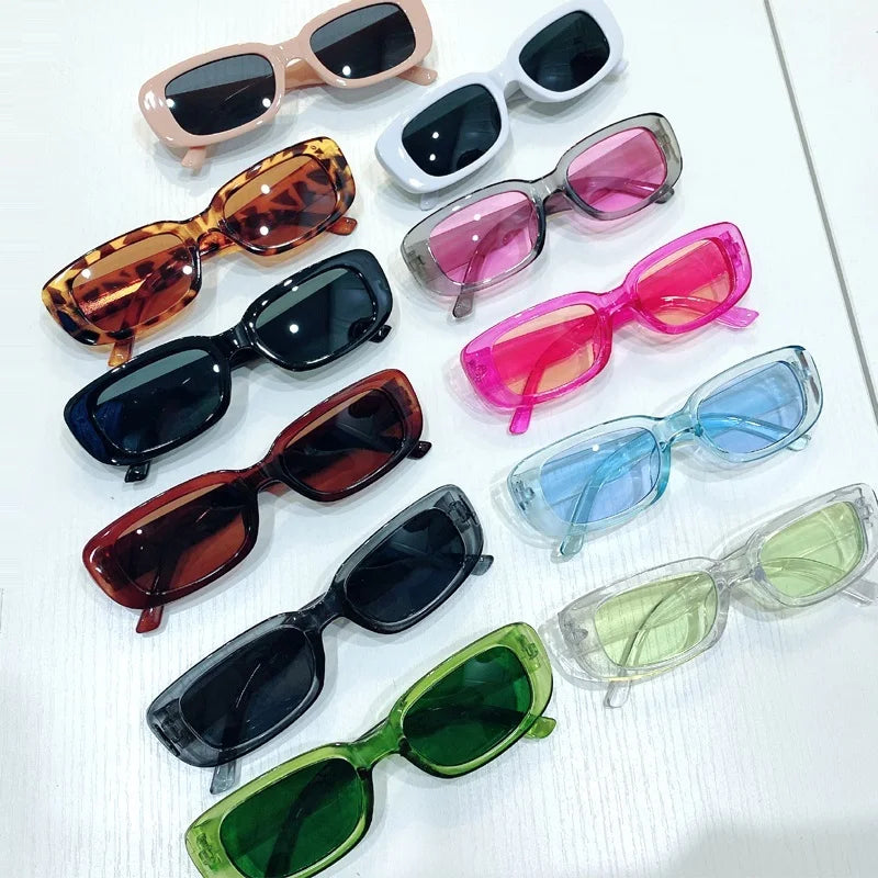 Small Rectangle Sunglasses for Women &amp; Men